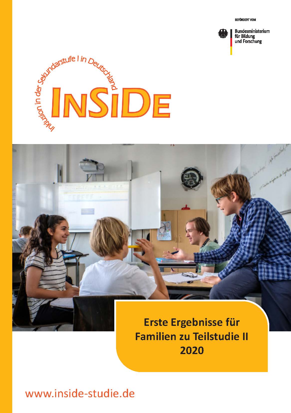 Ergebnisbroschüre für Familien zu Teilstudie II